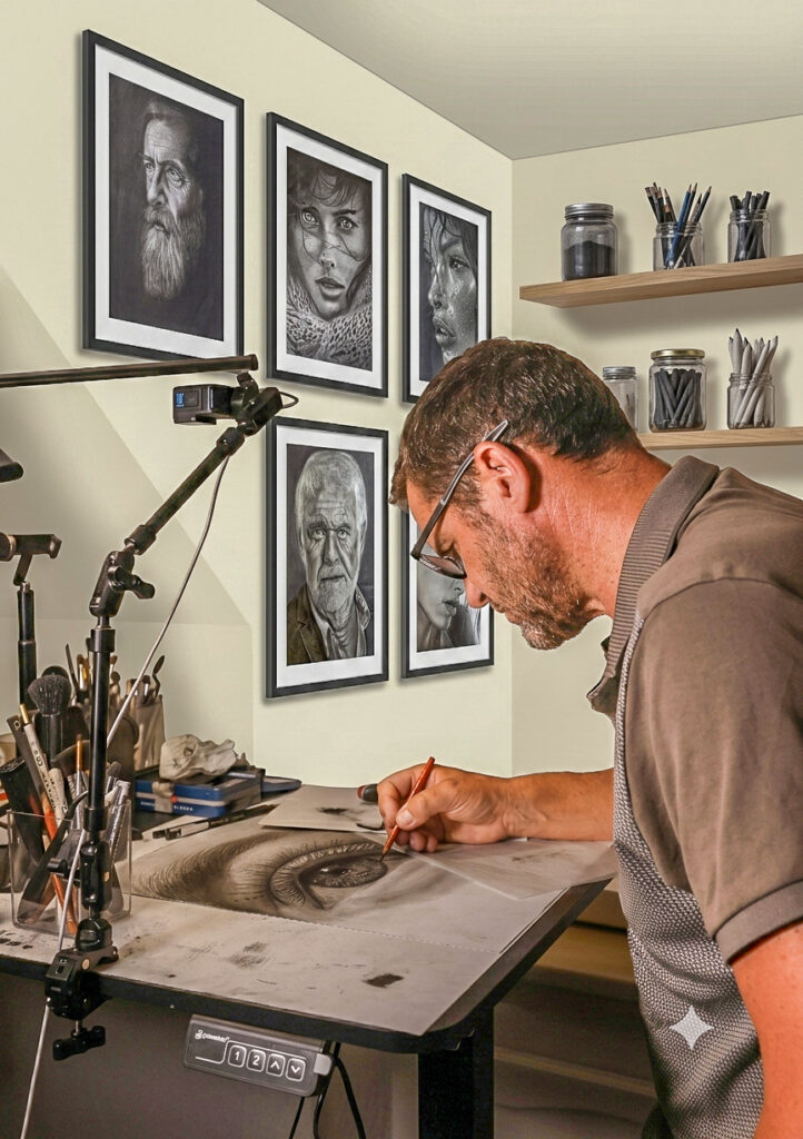 Fine Art, Portrait Artist, Hyper realistic drawing